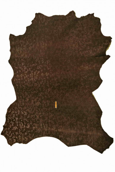 PELLE CAMOUFLAGE stampata laminata bordeaux con stampa mimetico ed effetto brillantinato, luminosa, un po' rigida*