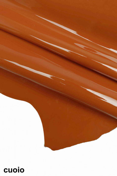 PELLI di VERNICE colore rosa-nocciola-cuoio-grigio- pellami verniciati alta qualita' -cuoio laccato lucido, rigido