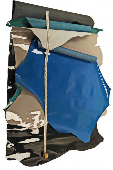 Grey/blue/black PATENT leather LACQUER skins goatskin calfskin cowhides shiny calf genuine italian hides for crafting