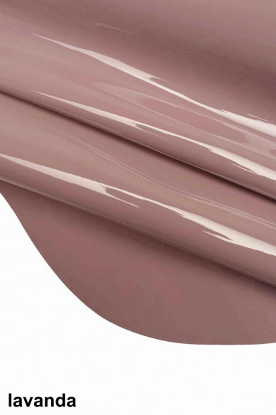Lavender/ fuchsia/ blue/ grey patent leather lacquer sheepskin, calfskin calf cowhide shiny genuine italian hides for crafting