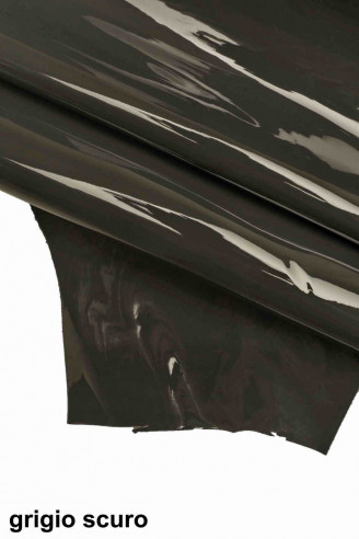 Grey/purple/blue PATENT leather...