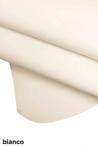 White/red matte leather...