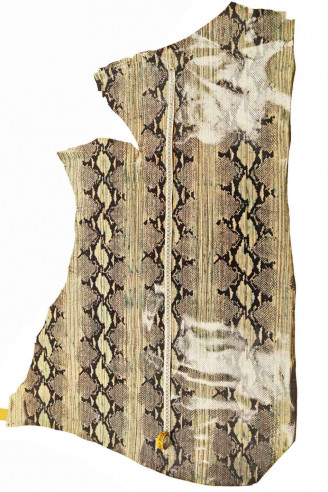 Pelle PITONE stampato su vitello -...