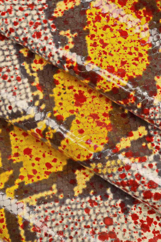 Stunning PYTHON leather hide,...