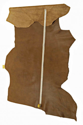 Vitello STAMPATO MARRONE - pelle...