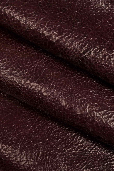 Genuine leather hides calfskin green, gray, purple crakled metallic wrinkled cowhide distressed calf italian skins