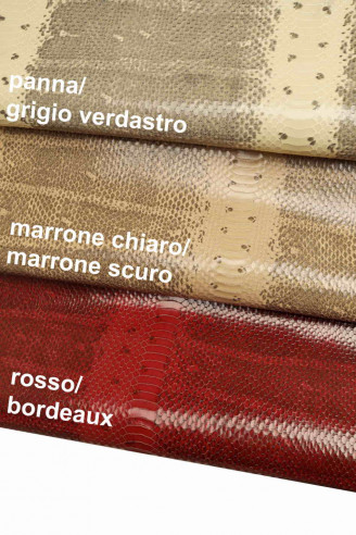 PELLE italiana, mezzo vitello stampa...