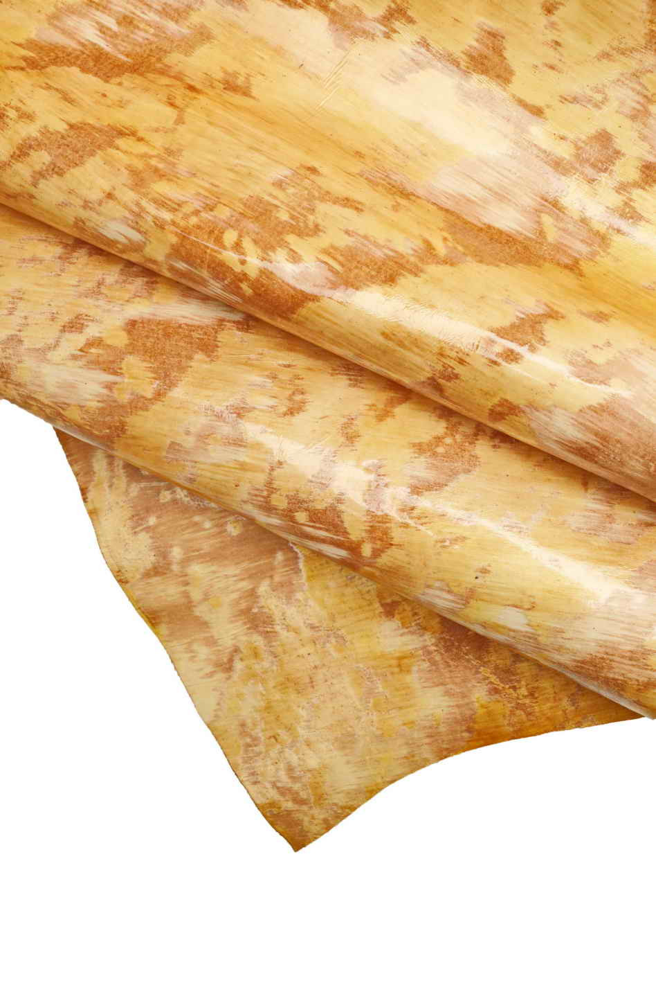 Genuine leather hide CALFSKIN beige, brown, white cowhide SPOTTED