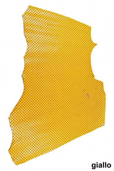 Genuine leather hide CALFSKIN PATENT cowhide embossed scales print calf raised polka dots engraved cow italian skin