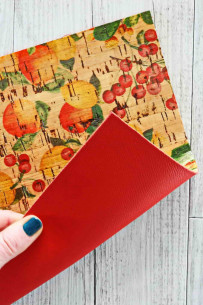 CORK LEATHER cowhide sheets...