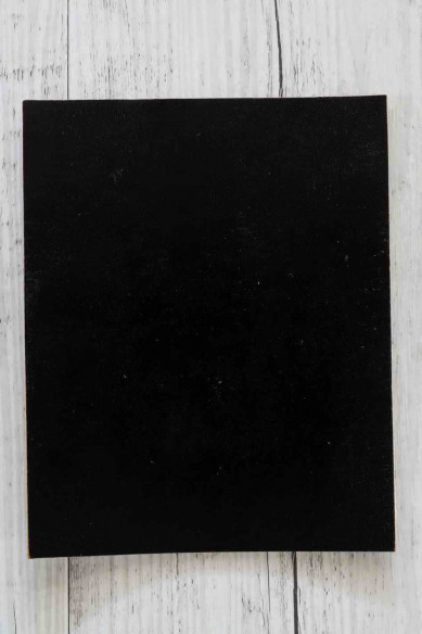 CORK on LEATHER sheets backed natural cork, made in Italy, multicolor stripes print, calfskin col black on the back 4x6"