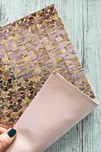 CORK on LEATHER sheets...