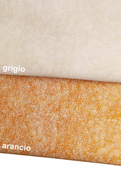 CAMOSCIO su CAPRETTO con stampa effetto crack bianco - morbido - look sportivo - 2 colori disponibili