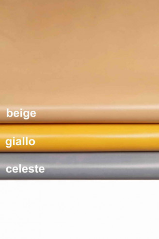 CAPRETTO LISCIO tinta unita - pelle...