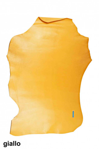Beige light blue YELLOW GOATSKIN...