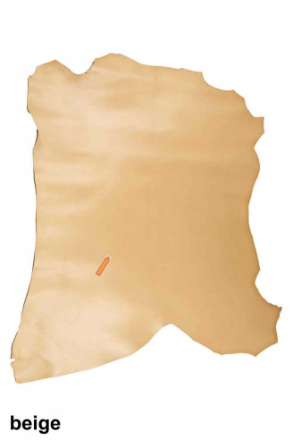 Beige light blue YELLOW GOATSKIN...