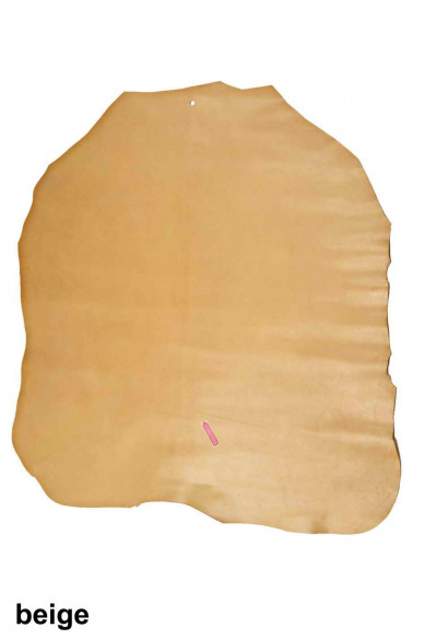 RED beige light blue GOATSKIN smooth stiff goat leather skin genuine italian hides