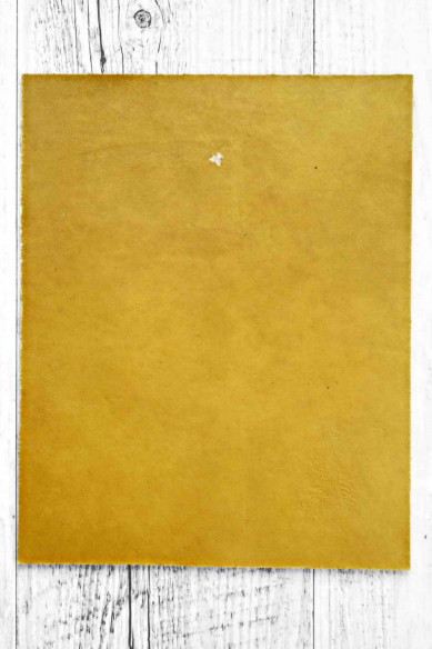 Fogli di SUGHERO naturale stampa floreale lucida  e PELLE di vitello color ocra accoppiata nel retro 25x20 / 30x30 cm