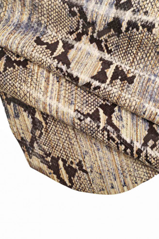 Pelle di vitello disegno serpente -...