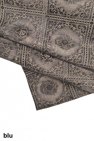 VITELLO STAMPATO vintage - pelle...