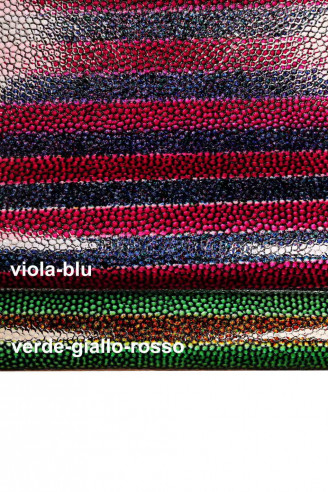 PELLE di VERNICE stampa coccodrillo...