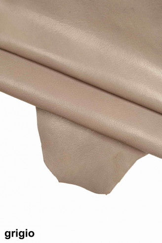 CAPRA tinta unita con GRANA - pelle...