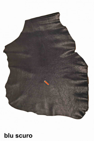 Blue orange green GREY GOATSKIN...