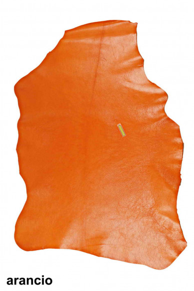 Blue orange green GREY GOATSKIN pebble grain print textured goat grainy shiny distressed skin genuine italian hides for crafting