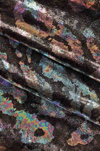 OLEOGRAPHIC METALLIC nappa sheepskin...