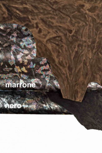 OLEOGRAPHIC METALLIC nappa sheepskin...