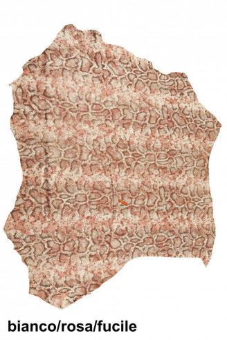 White pink purple GOATSKIN PYTHON...