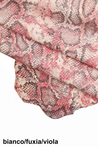 White pink purple GOATSKIN PYTHON...
