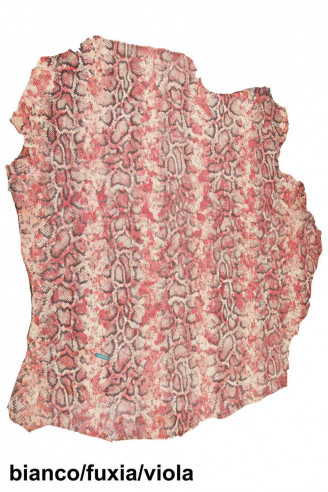White pink purple GOATSKIN PYTHON...