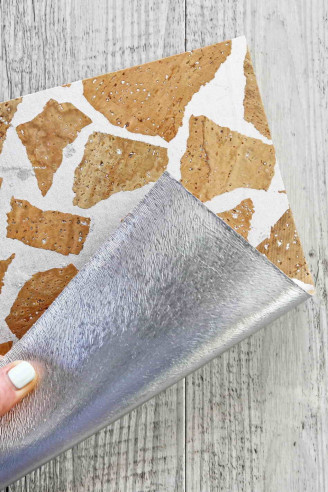 CORK sheets cowhide leather backed,...