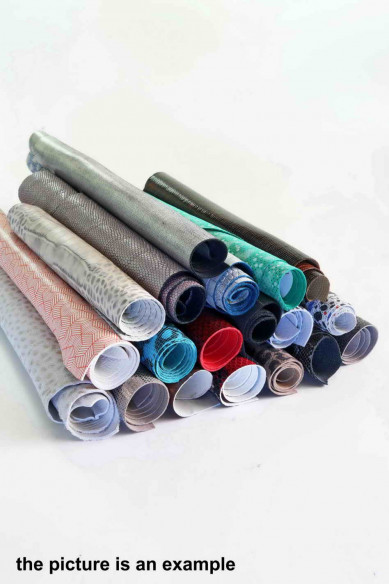 PRINTED Leather Pieces Random Assortment - medium size - mix of colors, patterns -1 lbs - 1,7 lbs - 2 lbs - 4 lbs