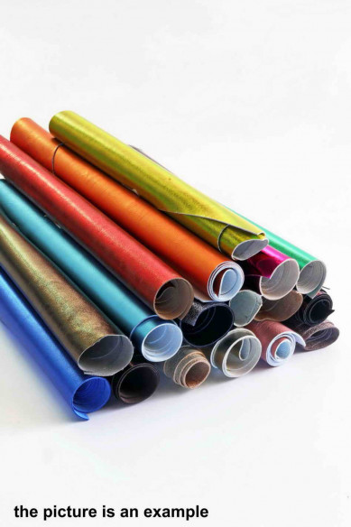 Random assortment METALLIC LEATHER medium size cutouts,solid colors,mix of colors and finishings  1 lbs- 1,7 lbs- 2 lbs- 4 lbs