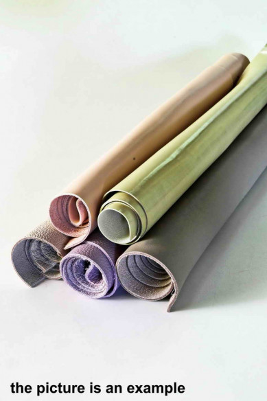 Leather PIECES - big size cutouts - solid colors, smooth or printed, various finishings, SUMMER colors