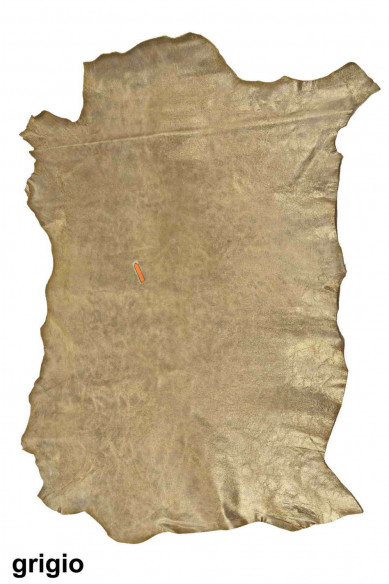 Genuine leather hide SPARKLES GOATSKIN grey brown green washed goat wrinkled glitter distressed shiny italian skin