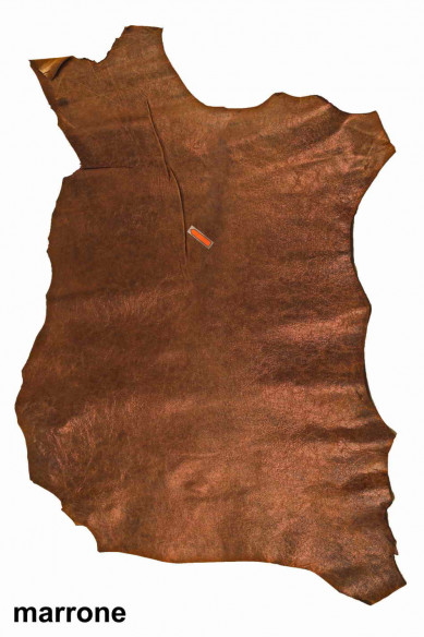 Genuine leather hide SPARKLES GOATSKIN grey brown green washed goat wrinkled glitter distressed shiny italian skin