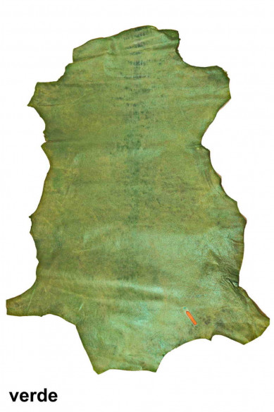 PELLE LAVATA luminosa - capra effetto stropicciato con glitter - pellame vintage glitterato