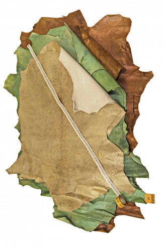 PELLE LAVATA luminosa - capra effetto...