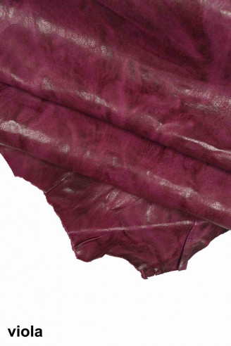 Genuine leather hide vegetable WASHED...