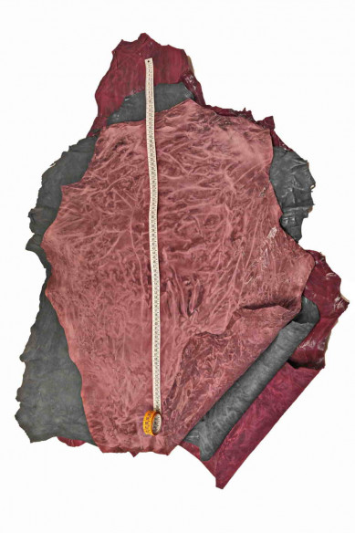 PELLE VEGETALE lavata - nappa su montone effetto stropicciato - pellame morbido dal look vintage