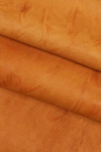 Genuine leather hide vegetable WASHED...