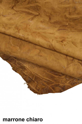 Genuine leather hide vegetable WASHED...
