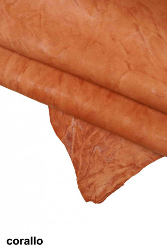 Genuine leather hide vegetable WASHED...