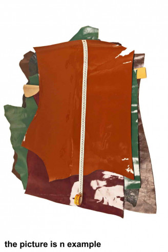Leather PATENT pieces - big size...