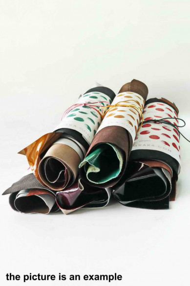 Leather PATENT pieces - big size scraps - solid colors, smooth, pearlized, naplak, dark WINTER tones, crafting italian leather
