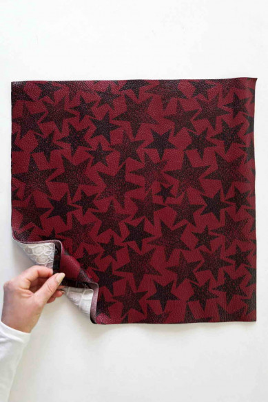 20 pezzi di pelle pretagliati, scelta CASUALE di pellami laminati, fantasia, stampati, vernici, vintage e tinta unita 40x40 cm