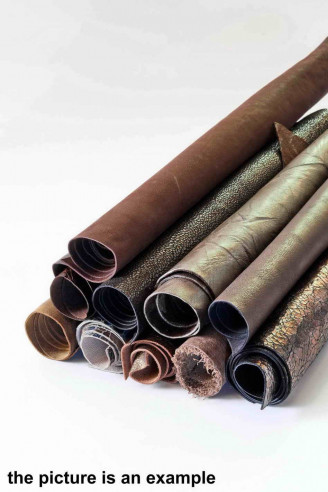 Scampoli di pelle miste, tonalità di...